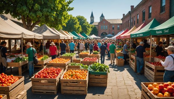 Les marchés de producteurs locaux éveillent tous les sens ici