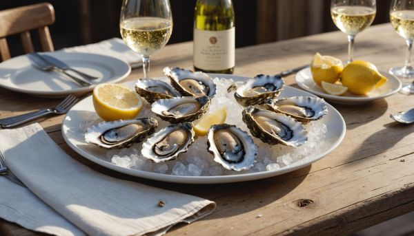 Les vins blancs minéraux subliment les fruits de mer frais du jour